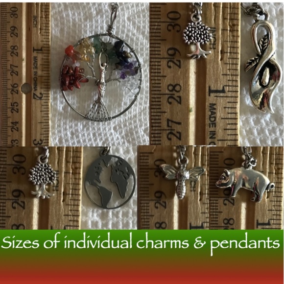 “Gaia: Mother Earth" Terra Greek Roman Goddess Handmade Mythology Necklace Trees - Picture 14 of 16